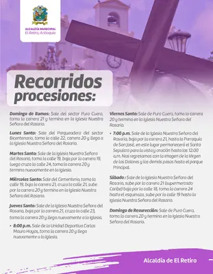 Recorridos Procesiones