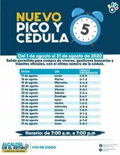 Pico y Cédula Agosto