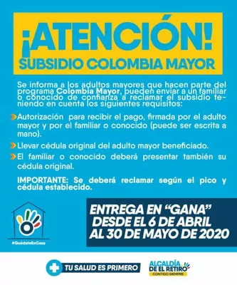 SUBSIDIO COLOMBIA MAYOR