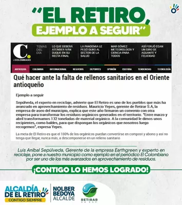 El Retiro ¡Ejemplo a seguir!